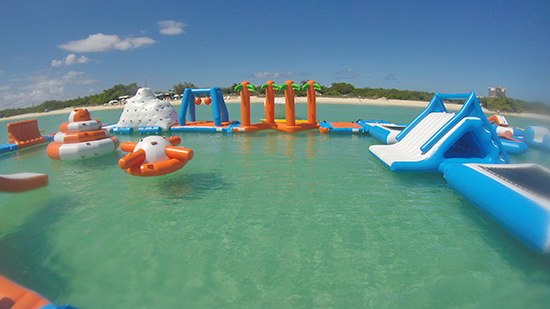 inside anguillas water park