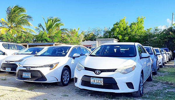 Anguilla car rental toyota rental fleet
