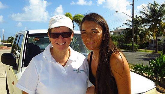 with jackie cestero the owner of nature explorers anguilla