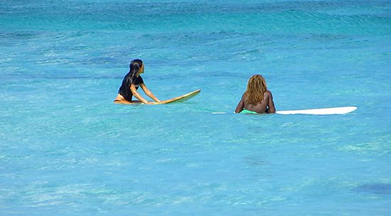 surfing in tortola