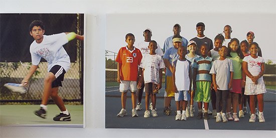 kids at the anguilla tennis academy