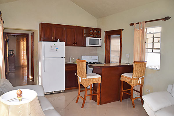 kitchen at kamilah suite rental