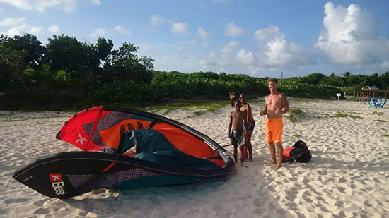 kitesurfing in anguilla