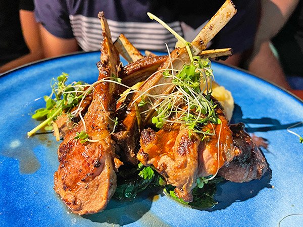 Rack of Lamb at Sublime Resto Bar