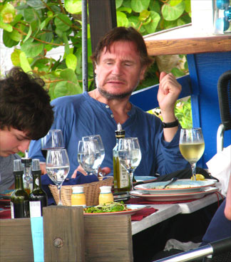 liam neeson in Anguilla