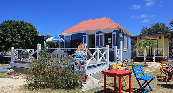 Anguilla beaches, Island Harbour, lime keel house