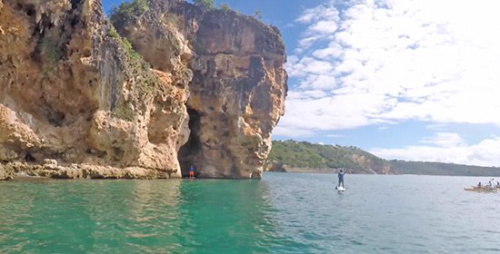 enormous cliffsides at little bay