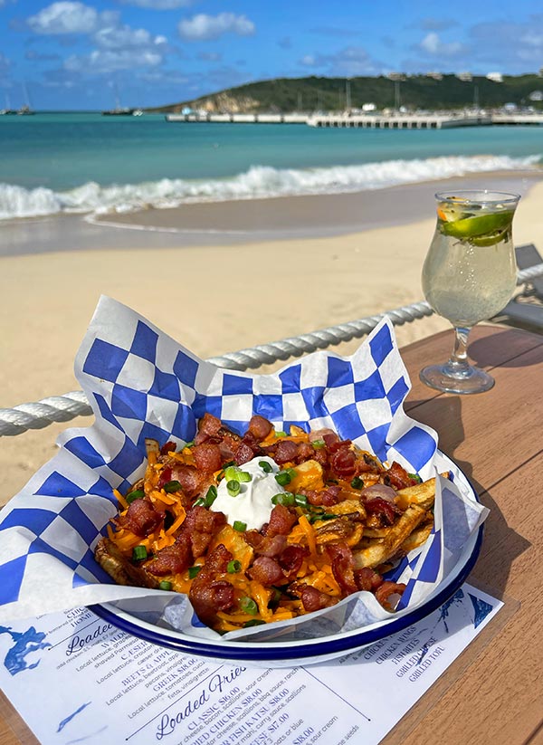 Classic loaded fries from waves