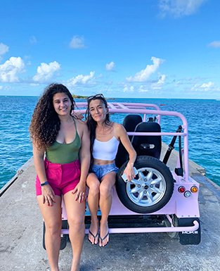 Louise and Nori Moke Anguilla 