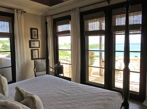 inside the lower master suite at bird of paradise villa