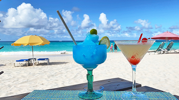 Anguilla Beaches - Lunch Cocktails at Shoal Bay
