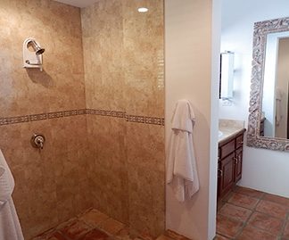 anguilla villas twin palm shower