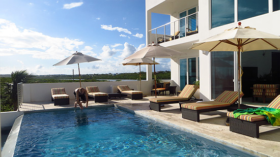 tequila sunrise anguilla dad dive pool