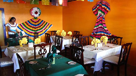 La Collena's Colorful Main Dining Room
