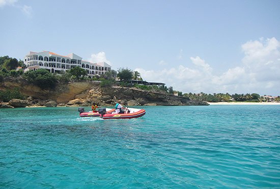 malliouhana anguilla from the sea