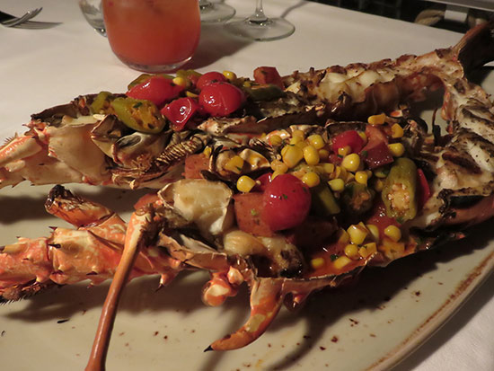 anguillian lobster from malliouhana