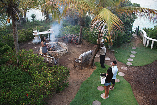 malliouhana setting for bonfire and smores