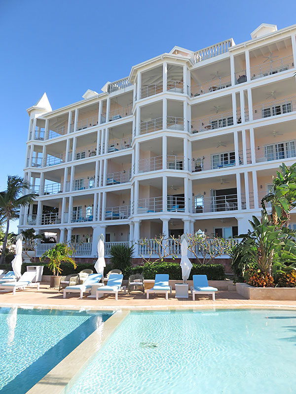 manoah boutique hotel with pool in foreground