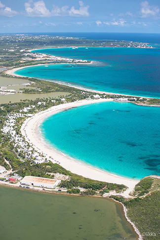 corail helicopter tour over maundays bay and cove bay anguilla