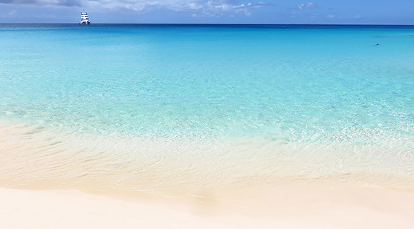 mega yacht a in meads bay anguilla