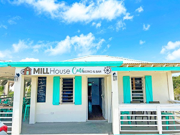 The entrance The Mill house Bistro Anguilla 