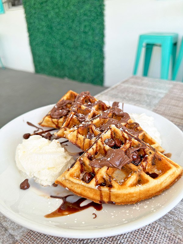 The Mill house Bistro DBC Waffles Anguilla  