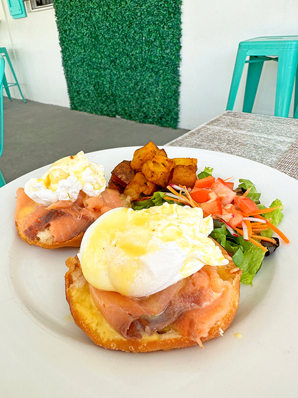 The Mill House Bistro Salmon Benedict