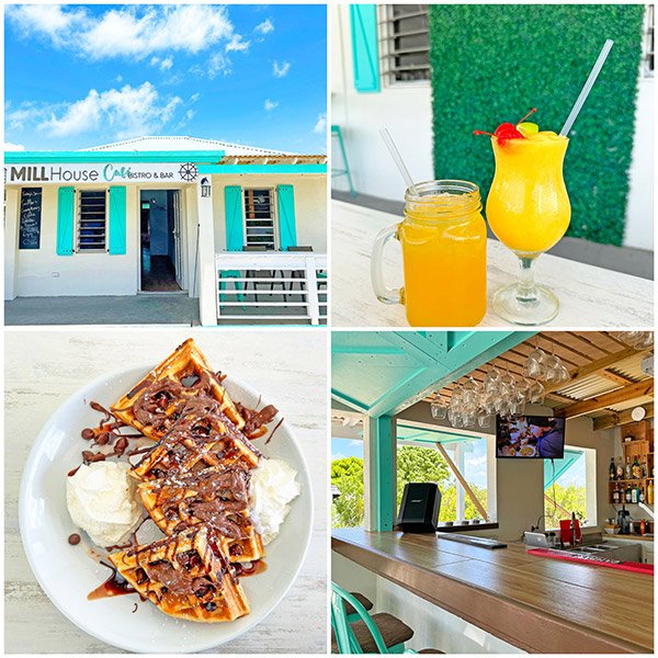 Collage of The Mill House Cafe Anguilla