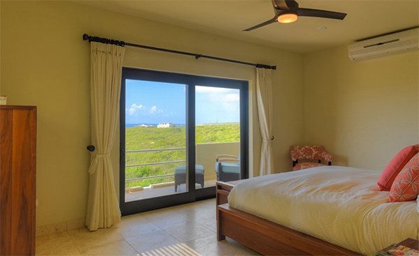 master bedroom at moondance villa anguilla