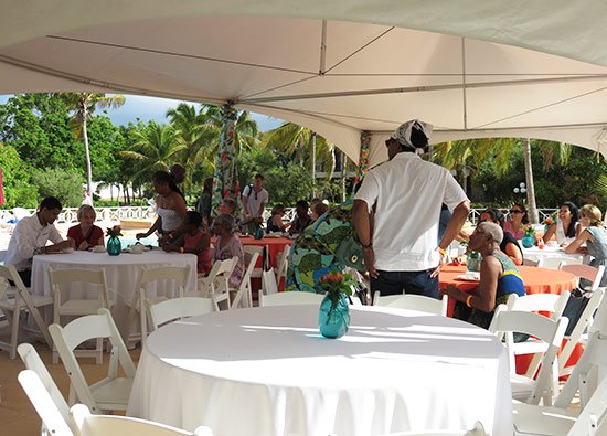 morning at lit fest anguilla