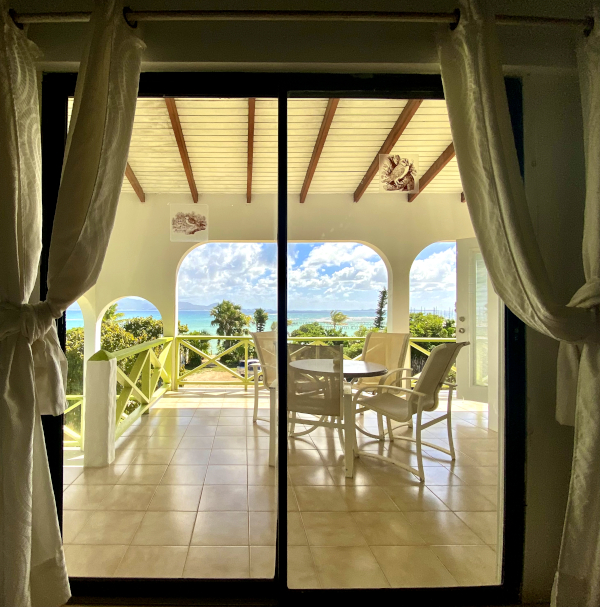 Bedroom view of Stmaarten 