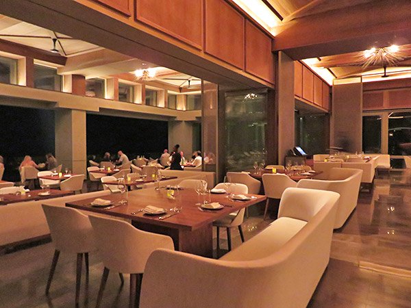 second level dining area at coba