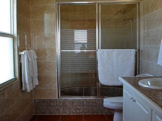 bathroom inside ocean terrace condos