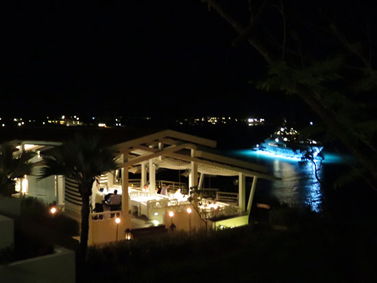 the restaurant at malliouhana by night