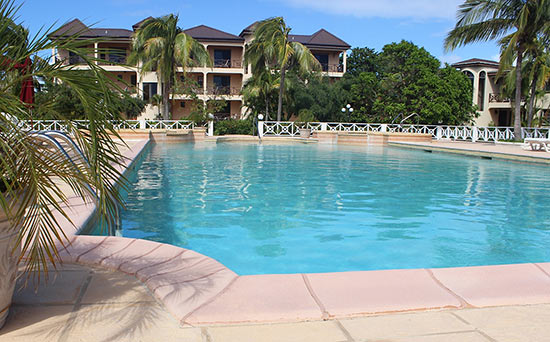 pool area at paradise cove