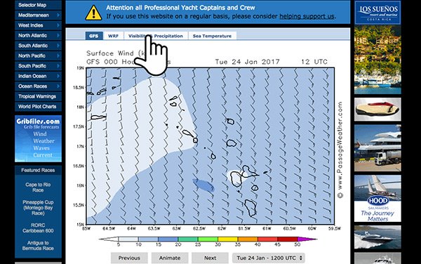  passage weather site 