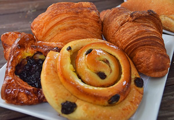 order of pasteries from the french bakery