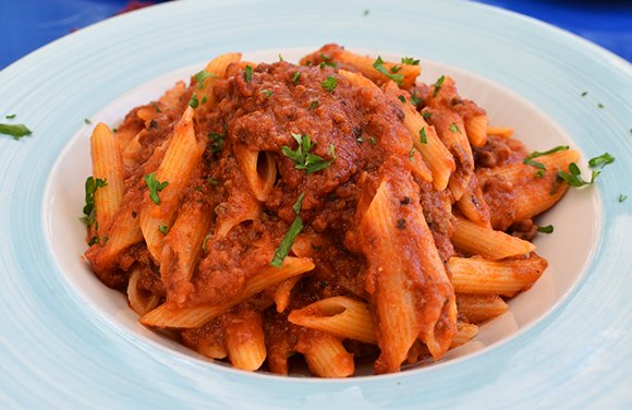 penne bolognese Trattoria Tramonto