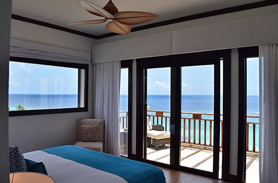 penthouse suite views at zemi beach house