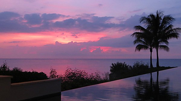 sunset at four seasons anguilla