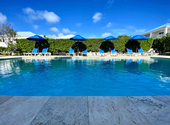 Shoal Bay Villas pool view