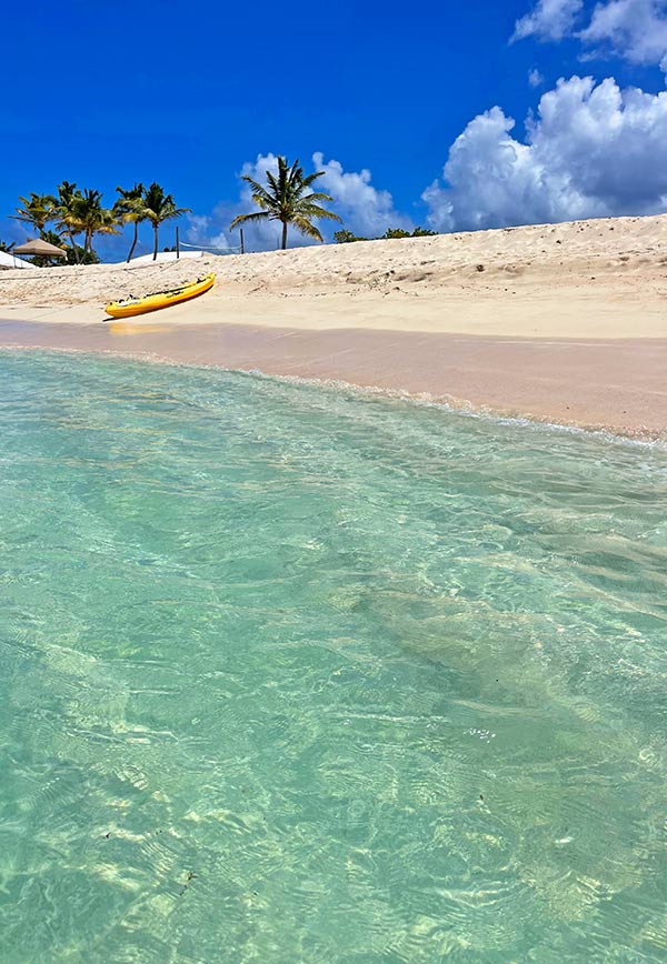 the beach at prickly pear