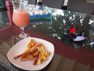 snack and juice included in pure anguilla hikes