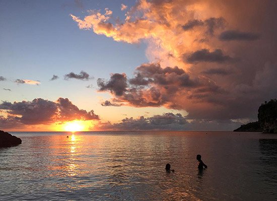 romantic honeymoon sunsets in anguilla