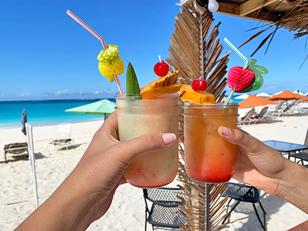 Pina Colada & Rum Punch at
Olas Tacos Bar & Grill