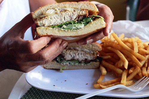  yumyum fish sandwich