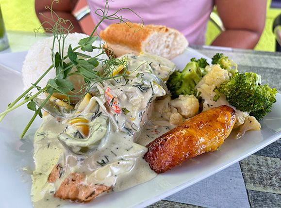 Salmon in Dill Sauce at Top Carrot