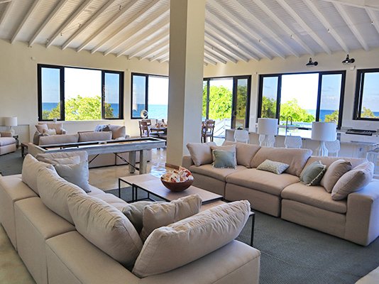 Living Room at Sand Castle: The Beach House