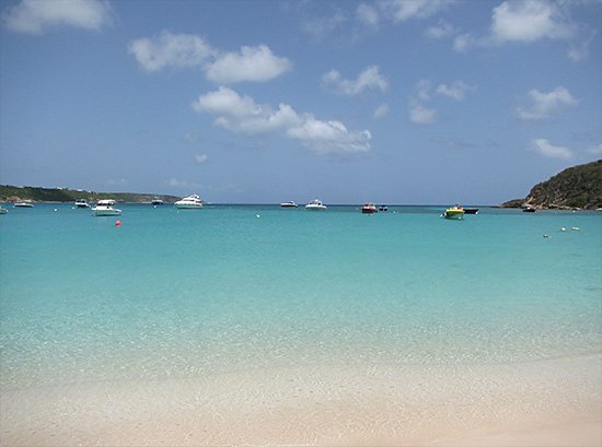 sandy ground beach in anguilla