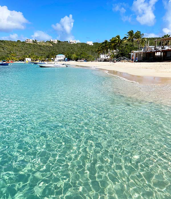 beach at Sandy Ground 